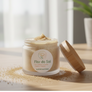 Esfoliante corporal de acucar mascavo