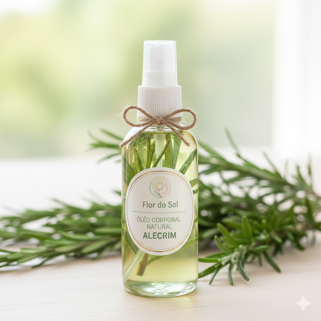 oleo corporal alecrim